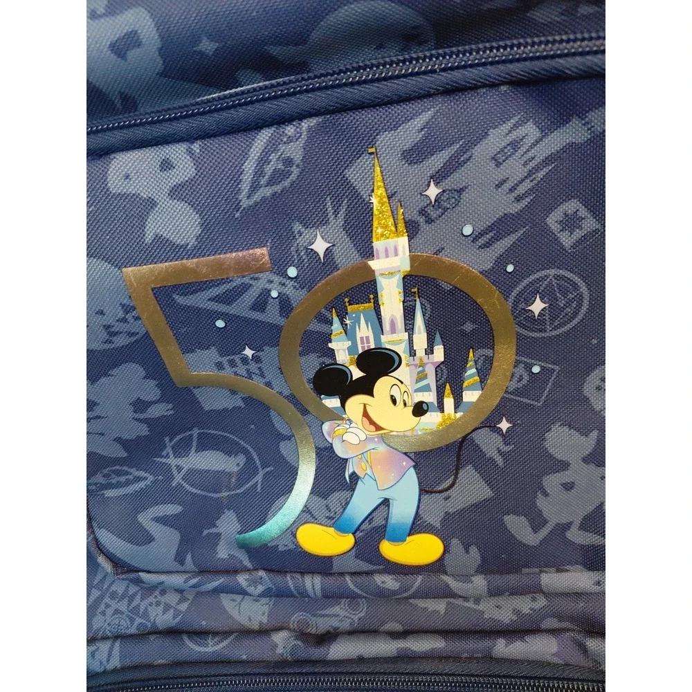 Walt Disney World 50th Anniversary Spirit Mickey Mouse Backpack 20Can Cooler NEW